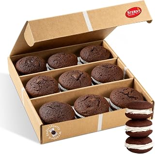 Stern’s Bakery Whoopie Pie Gift Basket: 9 Gourmet Individually Wrapped Whoopi Pies - Kosher Nut-Free Easter Birthday Gifts
