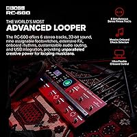 Vista 3 de BOSS RC-600 Estación de Loop Basada en Piso para Músicos de Loop Características Evolucionadas y Funciones Personalizables Calidad de Sonido