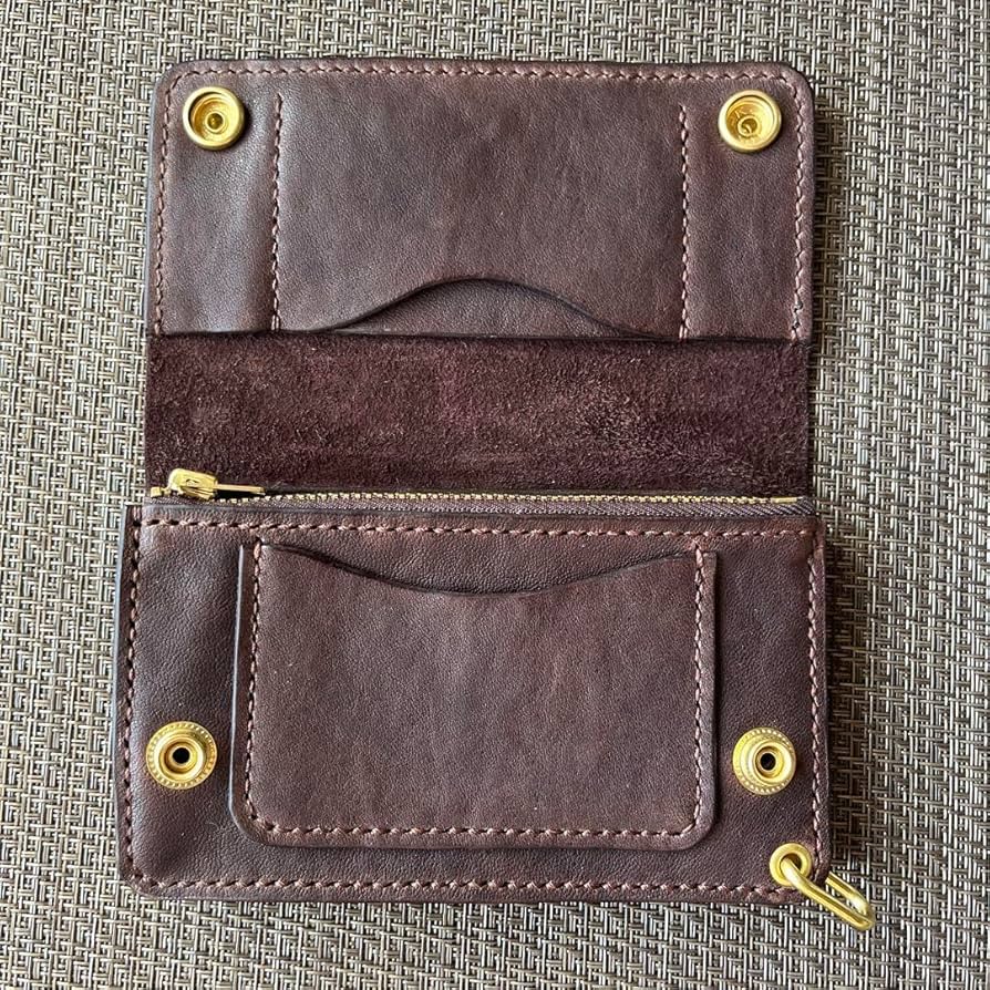 【matsu】北米ステアハイド トラッカーウォレット150（ミドル）他 ミドルトラッカーウォレット 北米産ステアハイド アポロコンチョ