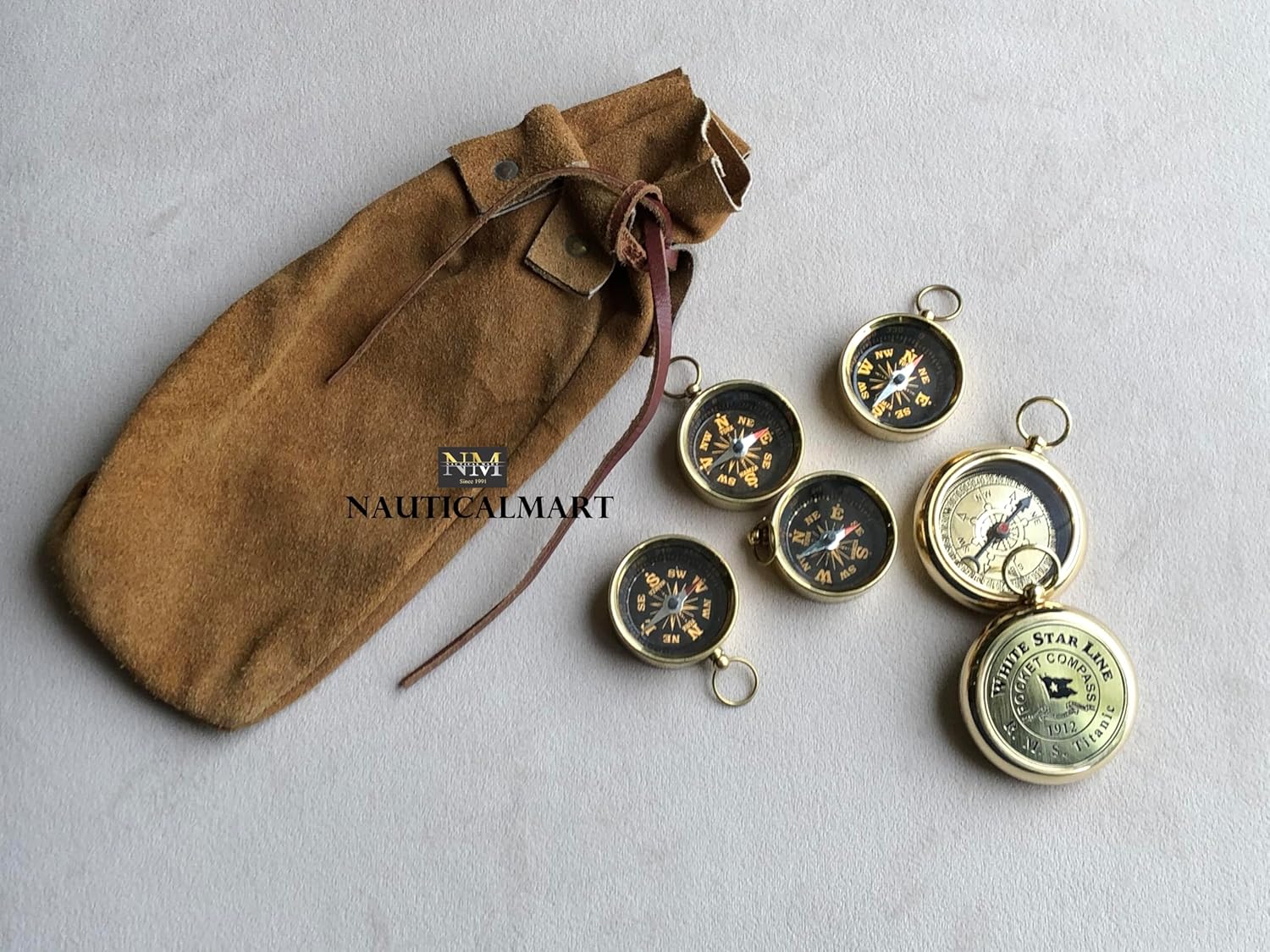 Nautical-Mart Suede Drawstring Pouch, Leather Drawstring Pouch Bag, Pouch, Native American Medicine Bag, Renaissance Pouch Bag