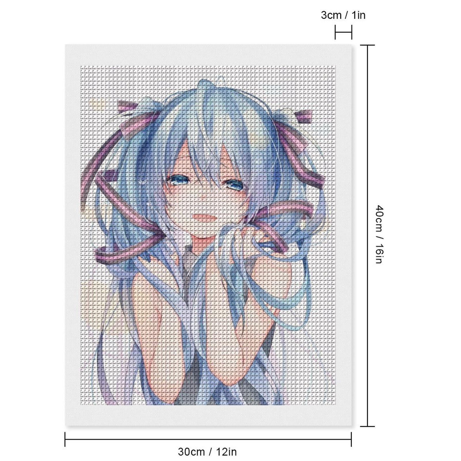 Amazon.co.jp: 初音ミク ダイヤモンドアート セット モザイクアート 5d
