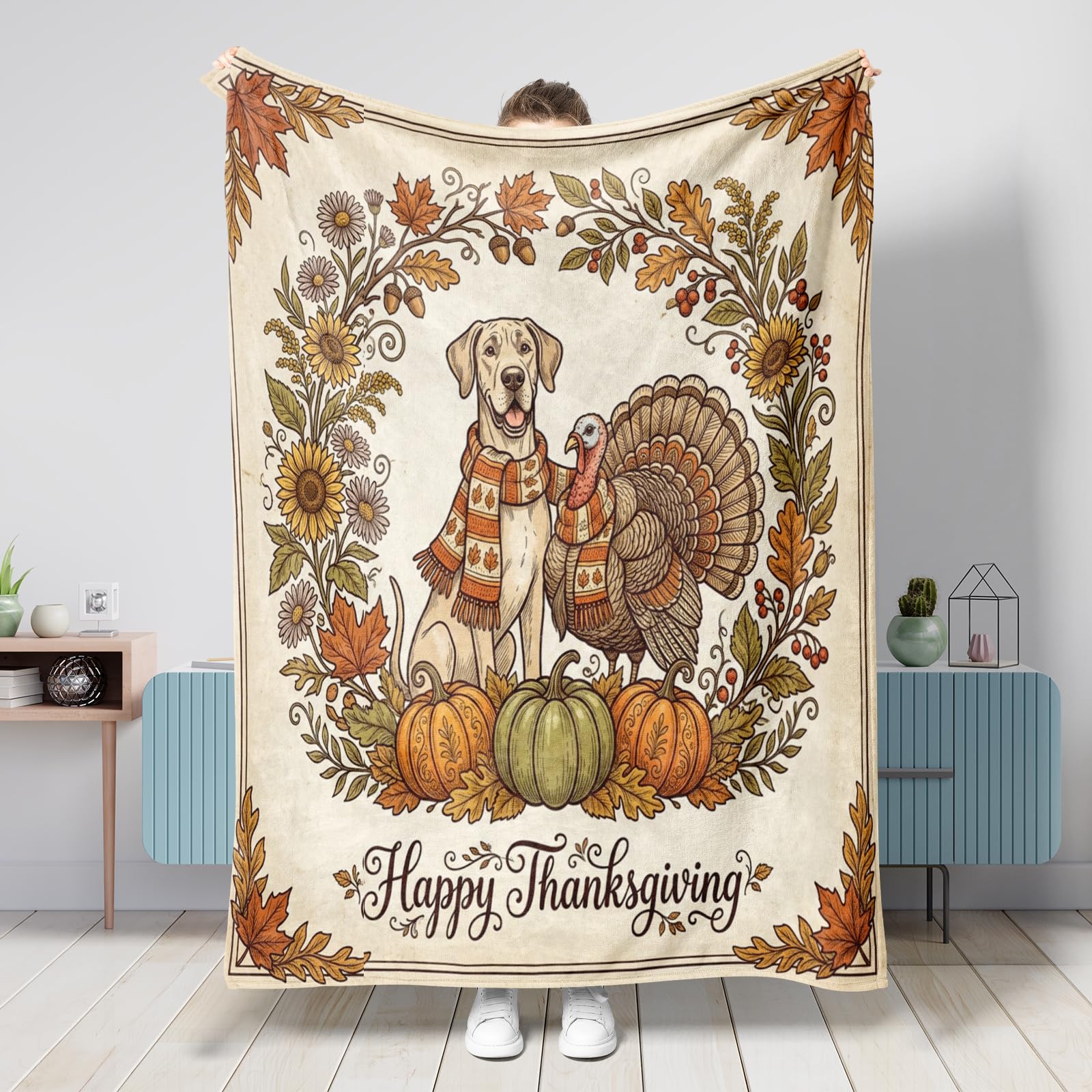 Couverture pour chien dogue allemand plaid doux grand canapé salon