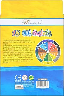 الوان باستيل زيتية 1002-18- علبة من 18 لون متعددة الالوان دلينج دونجليرد