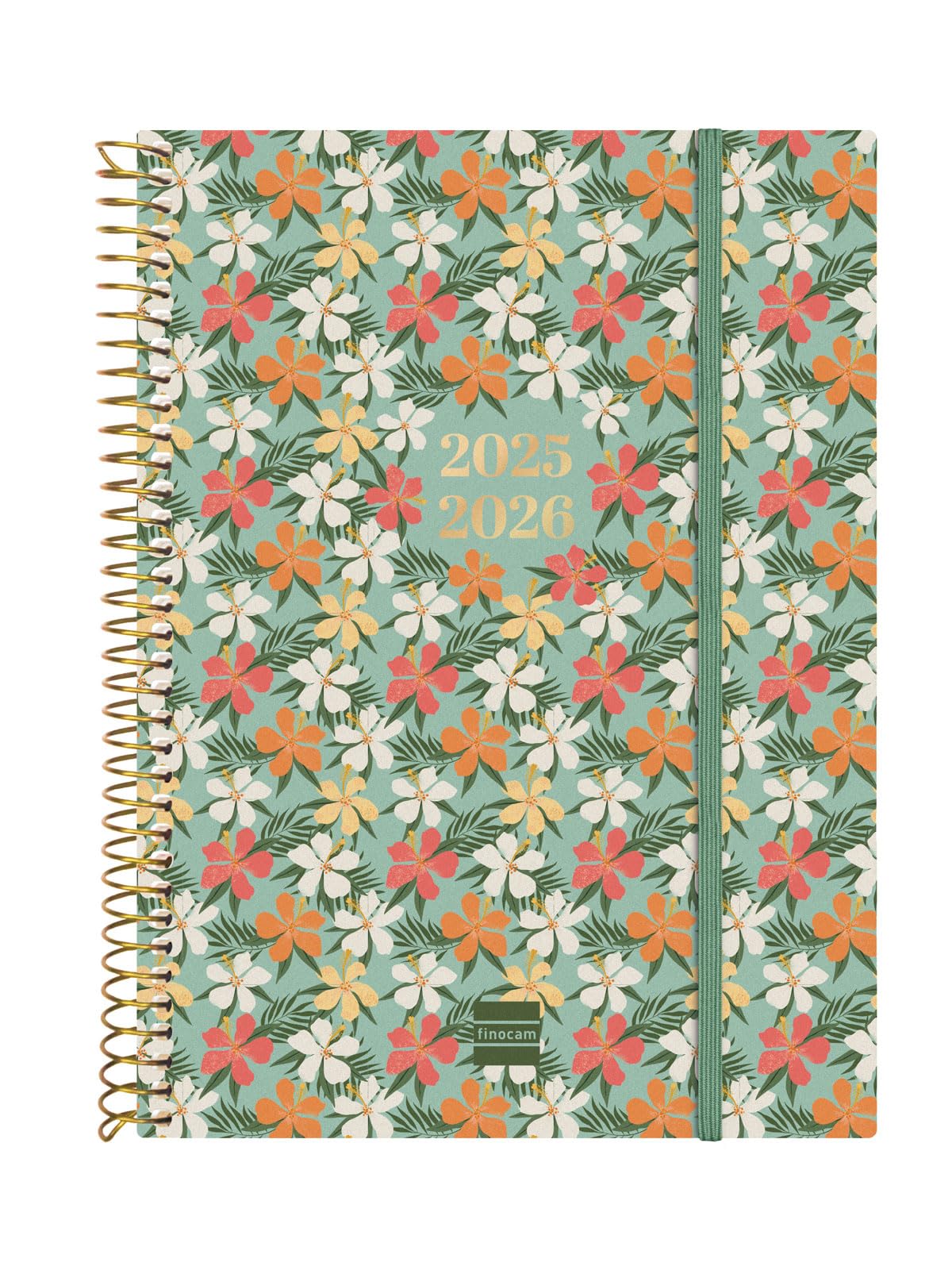 Agenda Multilingue Jours Fériés Agenda Finocam Mara 2025 - 1 Jour Par Page Janvier-Décembre Bleu International Agenda Avec élastique Et Signet