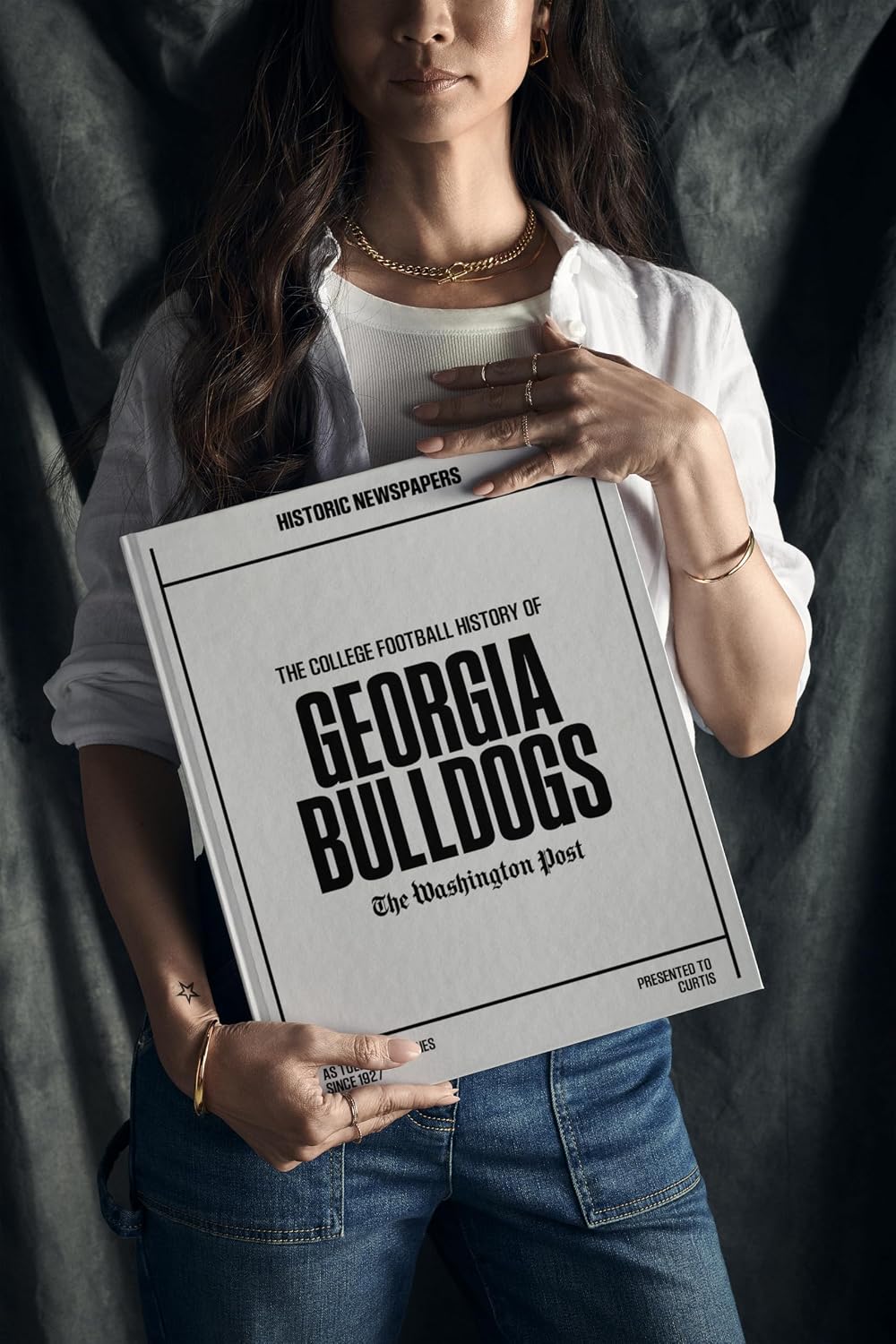 Signature gifts Personalized College Football Newspaper History Book | A3 Large Deluxe Hardcover - College Football Fan, Alumni, Students Keepsake Gift