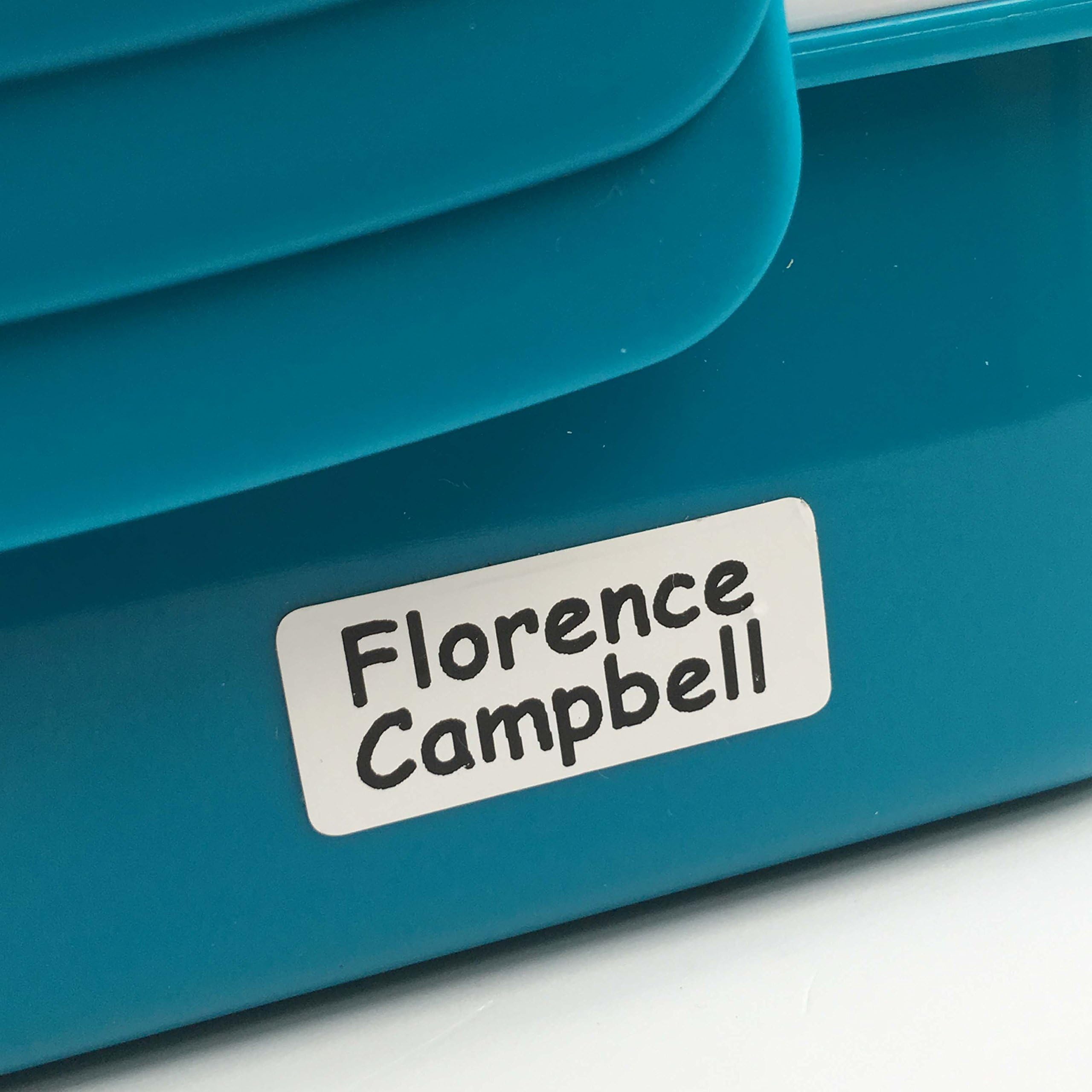 UltraStick 120 Waterproof Printed Name Labels Great for Lunch Boxes, Water Bottles, Baby Bottles, tins, Stationery. The Labels Will Also Stick to Clothing Labels (120)