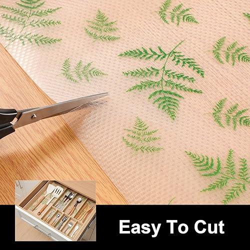 Vista 56 de Cooyes - Revestimiento para estantería de alacena, refrigerador, cajón, cocina, almacén, escritorio, tapete no adhesivo, antideslizante, duradero