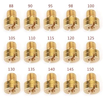 Mingdun 15 X Carb Main Jets For Mikuni N100/604 26mm 28mm VM22 VM24 VM26 VM30 88-150