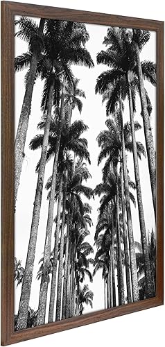 Vista 466 de Americanflat - Marco para póster de 71 x 74 cm con plexiglás pulido, portarretratos negro de madera industrializada, Epic Collection, marco ancho