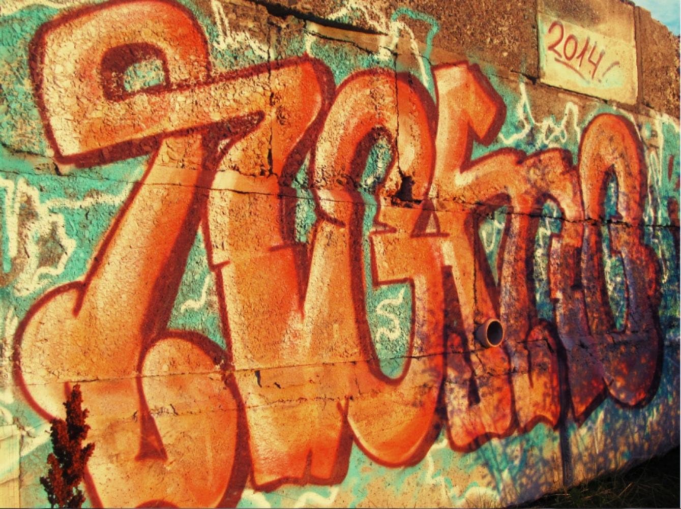 Poster Gallery gorod grafiti stena solnce Poster HD HOME WALL Decor Custom Poster