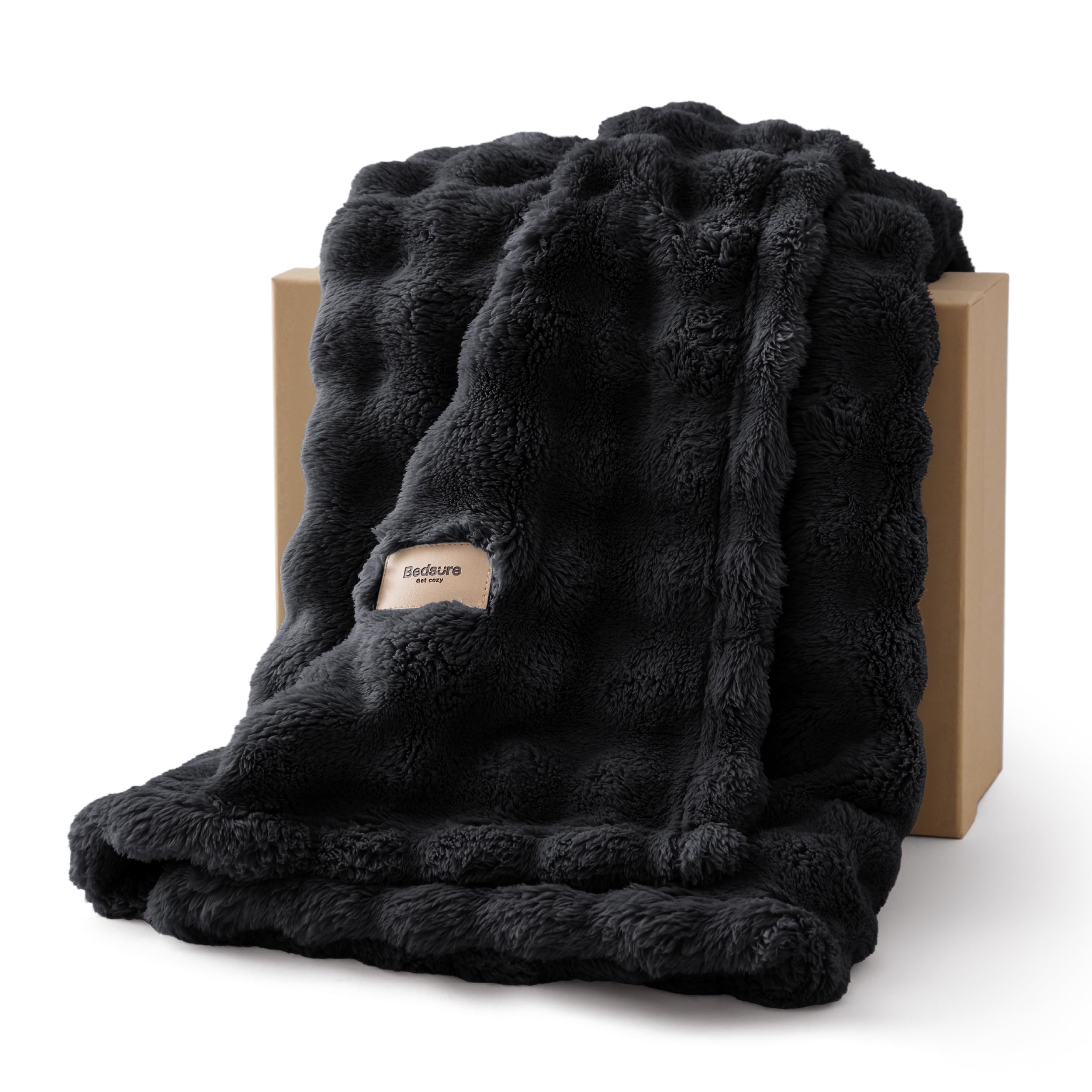 BEDSURE Bubble Decke - Kuscheldecke Flauschig, Sofadecke, Wolldecke & Fleecedecke