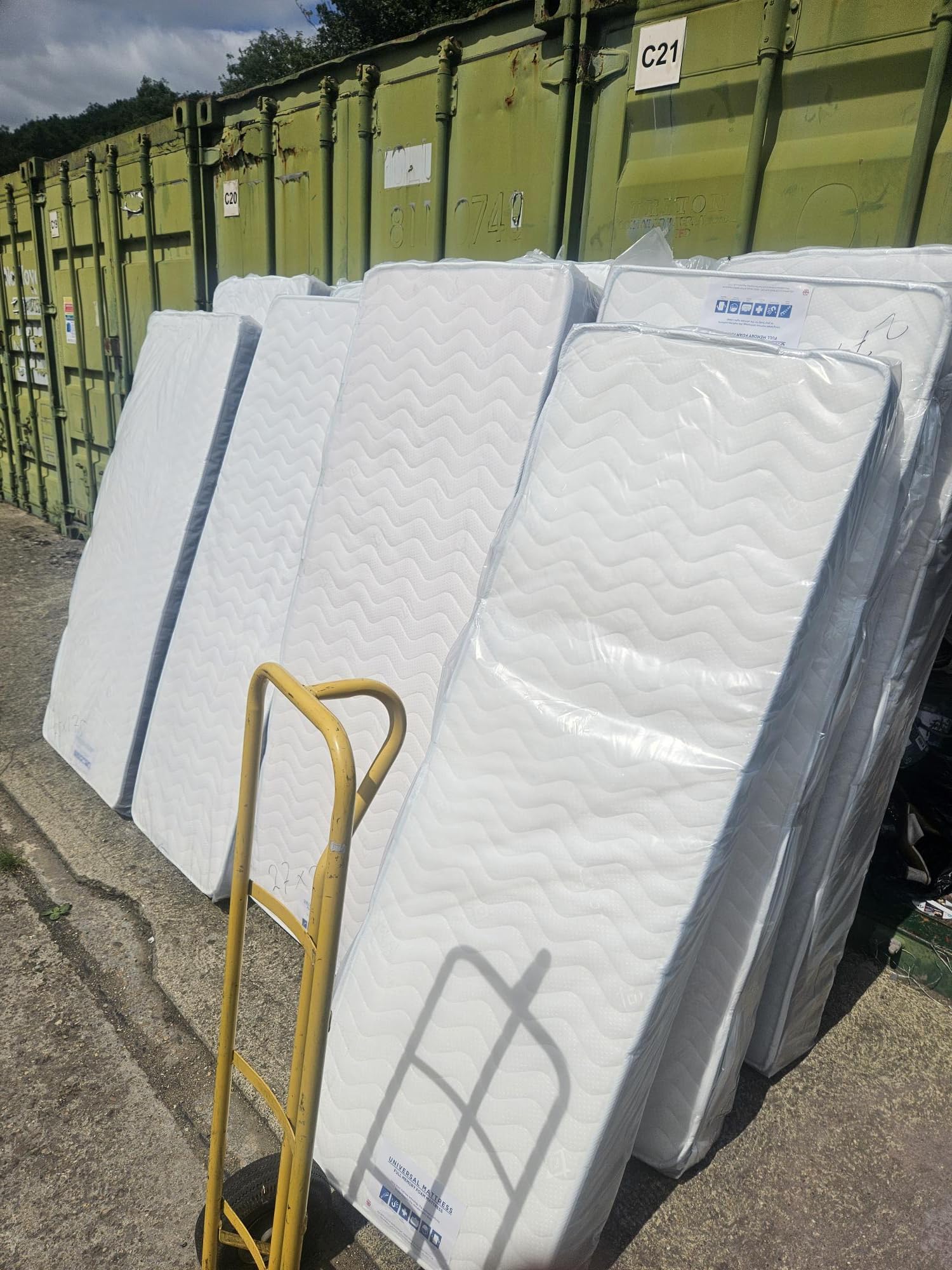 Gel Memory Foam Mattress 8 Inches for Caravan/Boat/Campervan (Small Single 2ft x6ft)