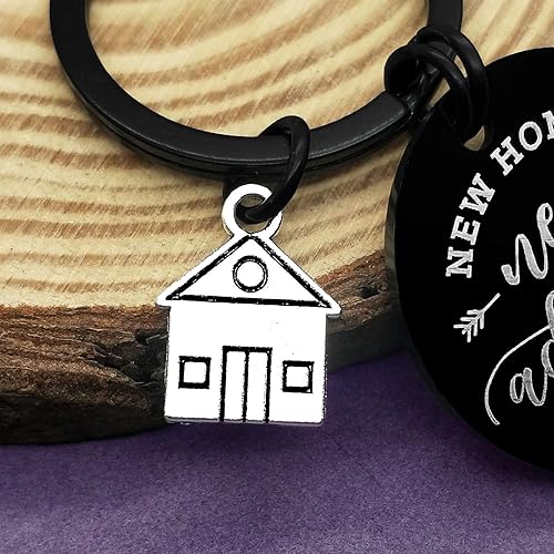 Miniatura 3 de Llavero para el nuevo hogar, joyería 2024, regalo de inauguración de la casa, llavero de regalo para el primer hogar, llavero de nuevos recuerdos,