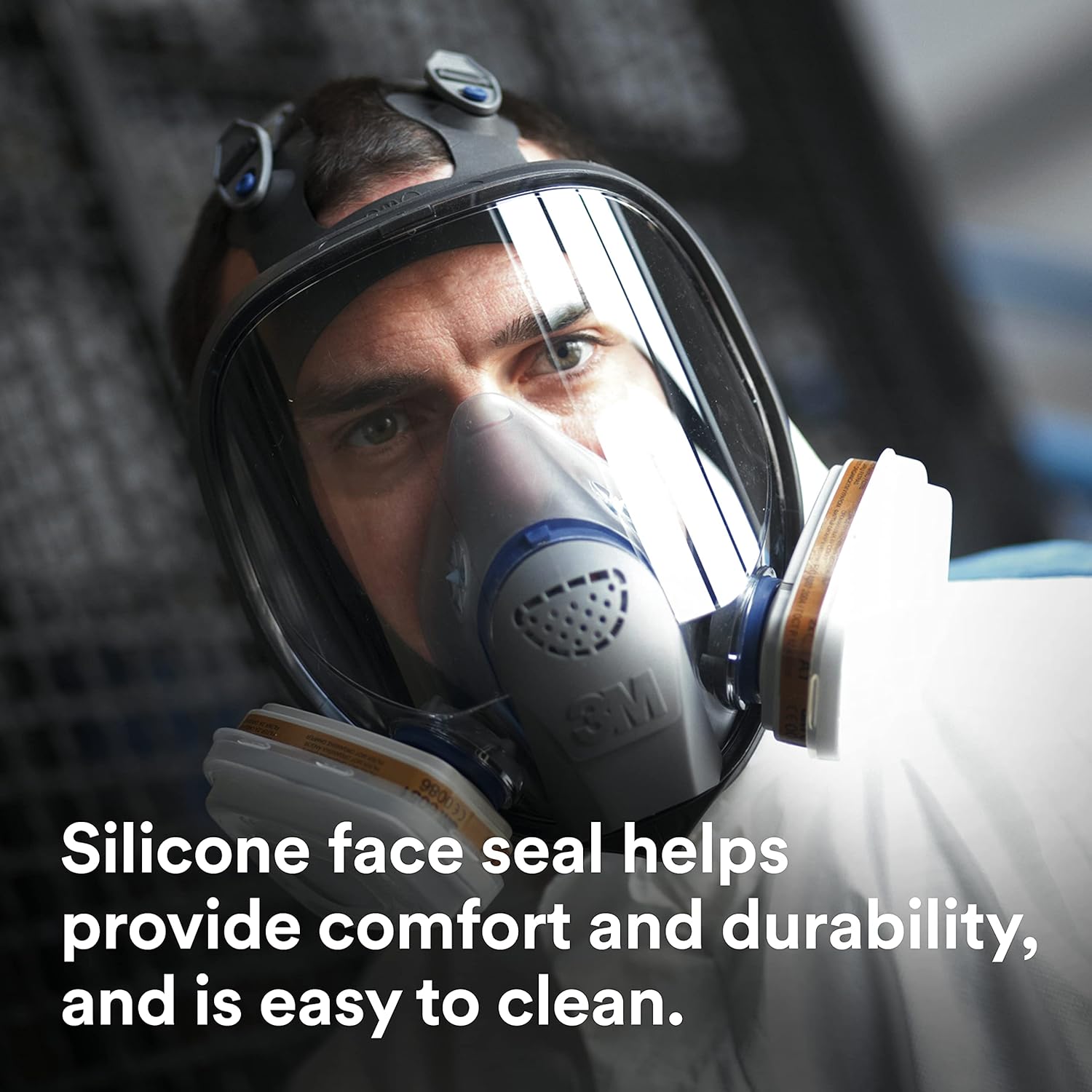 Best Cyber Deals 🔥 3M Ultimate FX Full Facepiece Reusable Respirator FF-401, Mold, Painting, Sanding, Chemicals, Gases, Dust, Small