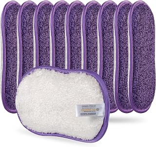 10 Pack Kitchen Dish Sponges Scrubber Non-Scratch Multi-Purpose with Bamboo Fiber Dishcloths, Sponge Along with Heavy Duty Scouring Power - Effortless Cleaning of Dishes, Pots and Pans