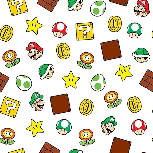 RoomMates, RMWS1226 - Papel tapiz autoadhesivo para Nintendo Super Mario