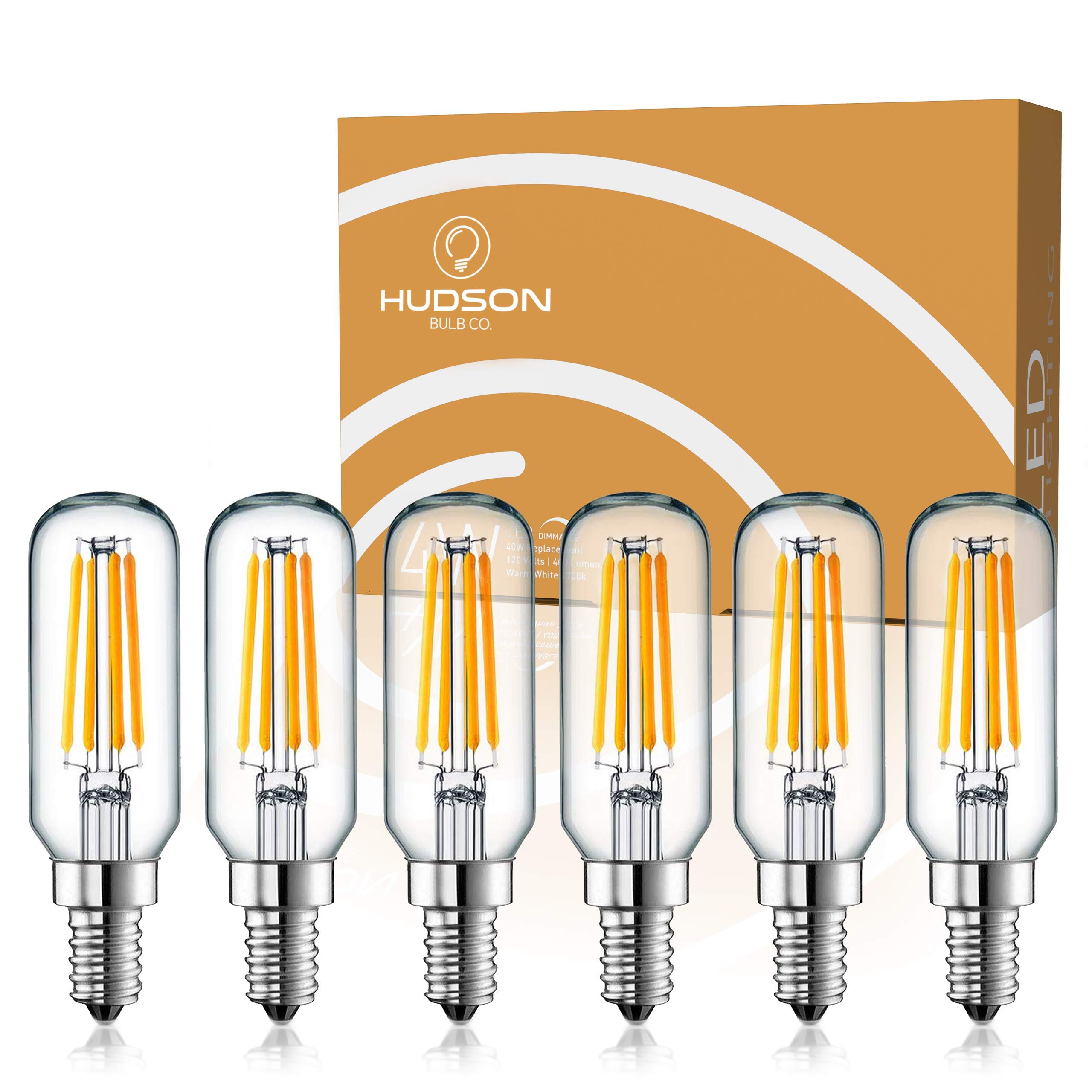Buy Hudson 4W LED Candelabra Light Bulb (6 Pack) 3000K Dimmable T6/U