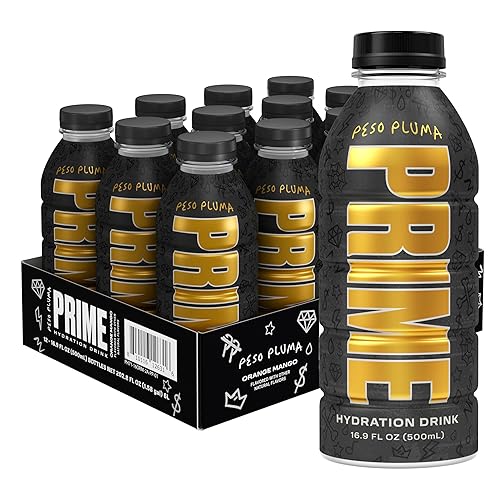 PRIME Hydration PESO PLUMA, bebidas deportivas, electrolitos mejorados para una hidratación definitiva, 250 mg de BCAA, vitaminas B, antioxidantes,