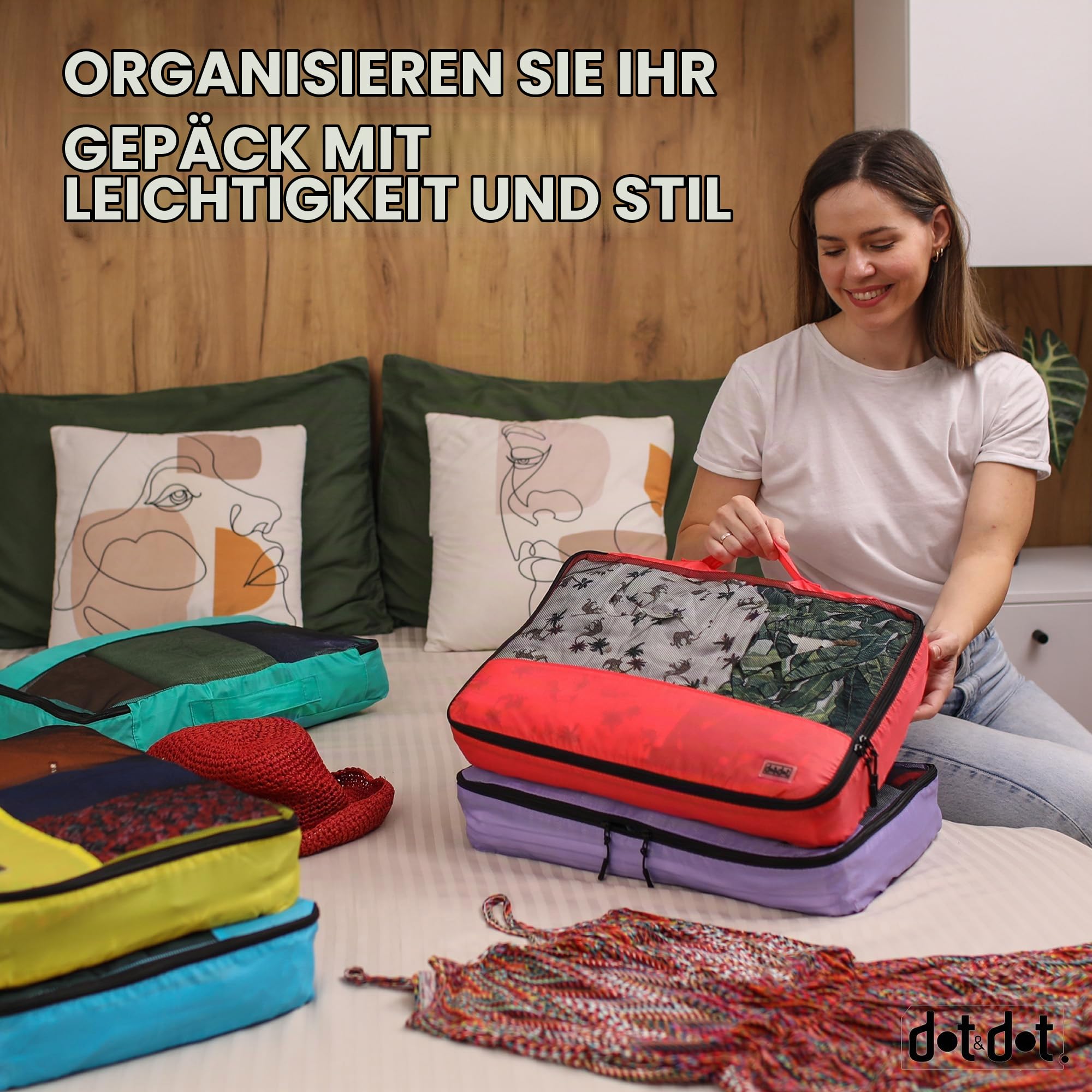 Packwürfel für Koffer – Gepäck-Organizer für Koffer