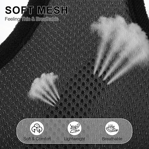 Miniatura 4 de Arnés para perro de malla suave, chaleco para pasear mascota, arnés acolchado y ajustable para cachorro, s, Negro