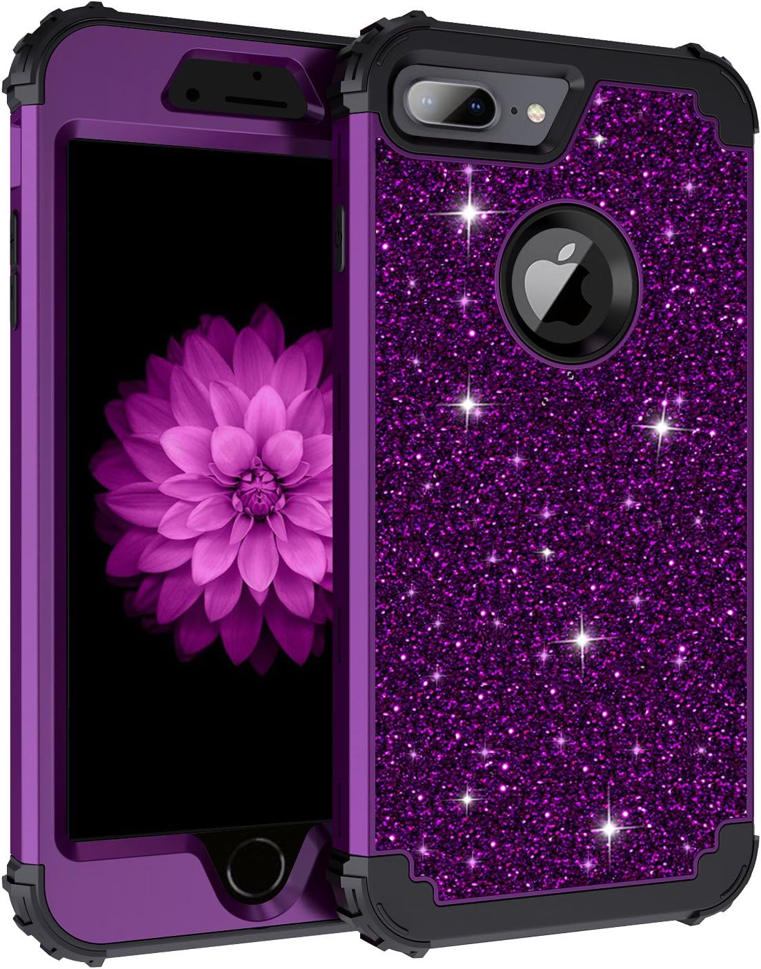 Casetego iPhone 8 Plus Case,iPhone 7 Plus Case, Glitter Sparkle Bling