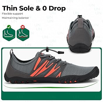 Zapatillas Barefoot Hombre Escarpines Transpirables Secado Rápido Antideslizantes, 39-484