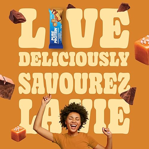 Miniatura 8 de Pure Protein,Gluten Free, Snack Bars, Chocolate Salted Caramel, 50g/1.8oz., 6ct, {Imported from Canada}