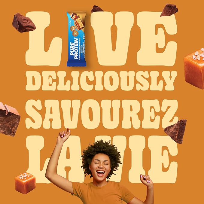 Pure Protein Barras Snack Chocolate Salado caramelo 50g 6ct miniatura 8