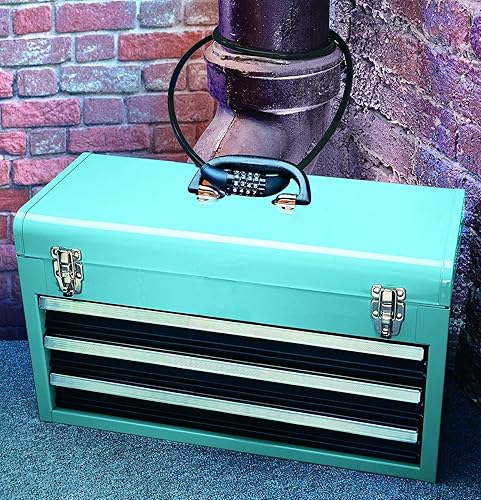 Miniatura 6 de Master Lock 8119DPF 5' Largo x 38" Diámetro Establece Tu Propia Cerradura De Bicicleta De Cable Combinación