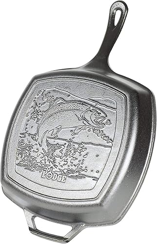 Lodge 10.5 Inch Square Grill Pan - Thumbnail 4