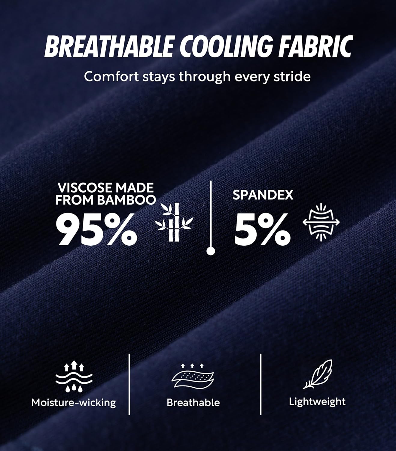 Separatec Breathable Mens Underwear with Separate Pouch Moisture Wicking Soft Anti Chafing Boxer Briefs for Men 4 Pack - Image 3