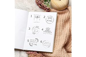 Stylish Personalized Christmas Self-Inking Holiday Stamp