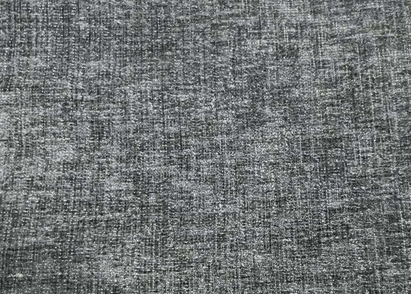 Mendler L-Sofa HWC-O54, Lounge-Couch mit Ottomane, erweiterbar modular rechts/Links, Stoff/Textil 63x270x190cm - dunkelgrau