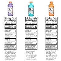 Vista 2 de Gatorlyte - Bebida de electrolitos de rehidratación rápida, paquete variado de 3 sabores 2.0, mezcla especializada de 5 electrolitos, menor azúcar
