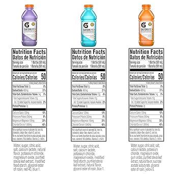 Gatorlyte Rapid Rehydration Electrolyte Drink, 3 Flavor Variety Pack 2.0, 20 fl oz Bottles (12 Pack), Specialized Blend of 5 Electrolytes, Lower Sugar, No Artificial Sweeteners, No Artificial Flavors, Gatorade, Hydration
