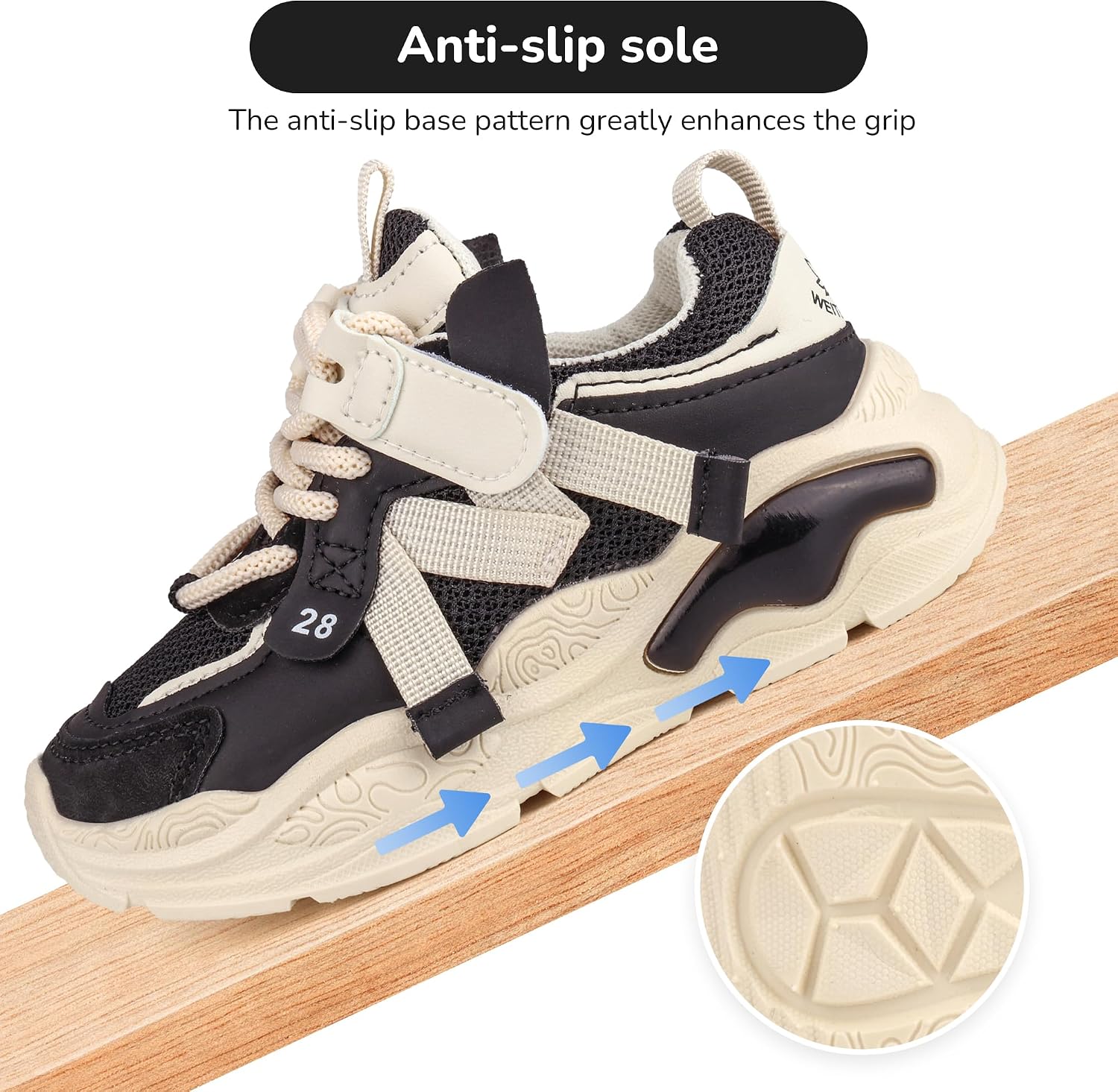 weilonghyw Toddler Sneakers for Girls Boys Chunky Trainers Athletic Sports Shoes Non-Slip Soft Fashion Outdoor Kids Tennis Platform Walking Running Lace-Up
