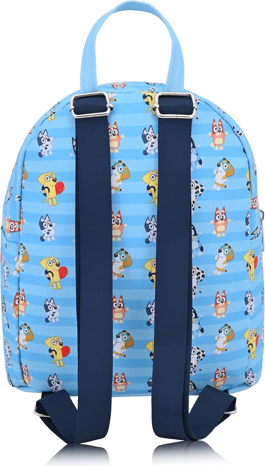 Fast Forward Bluey Backpack for Boys, Girls, Women, Men, Unisex | Cute PU Leather 10" Mini Backpack Purse Shoulder Purse | Bluey Bag and Accessories - Image 3