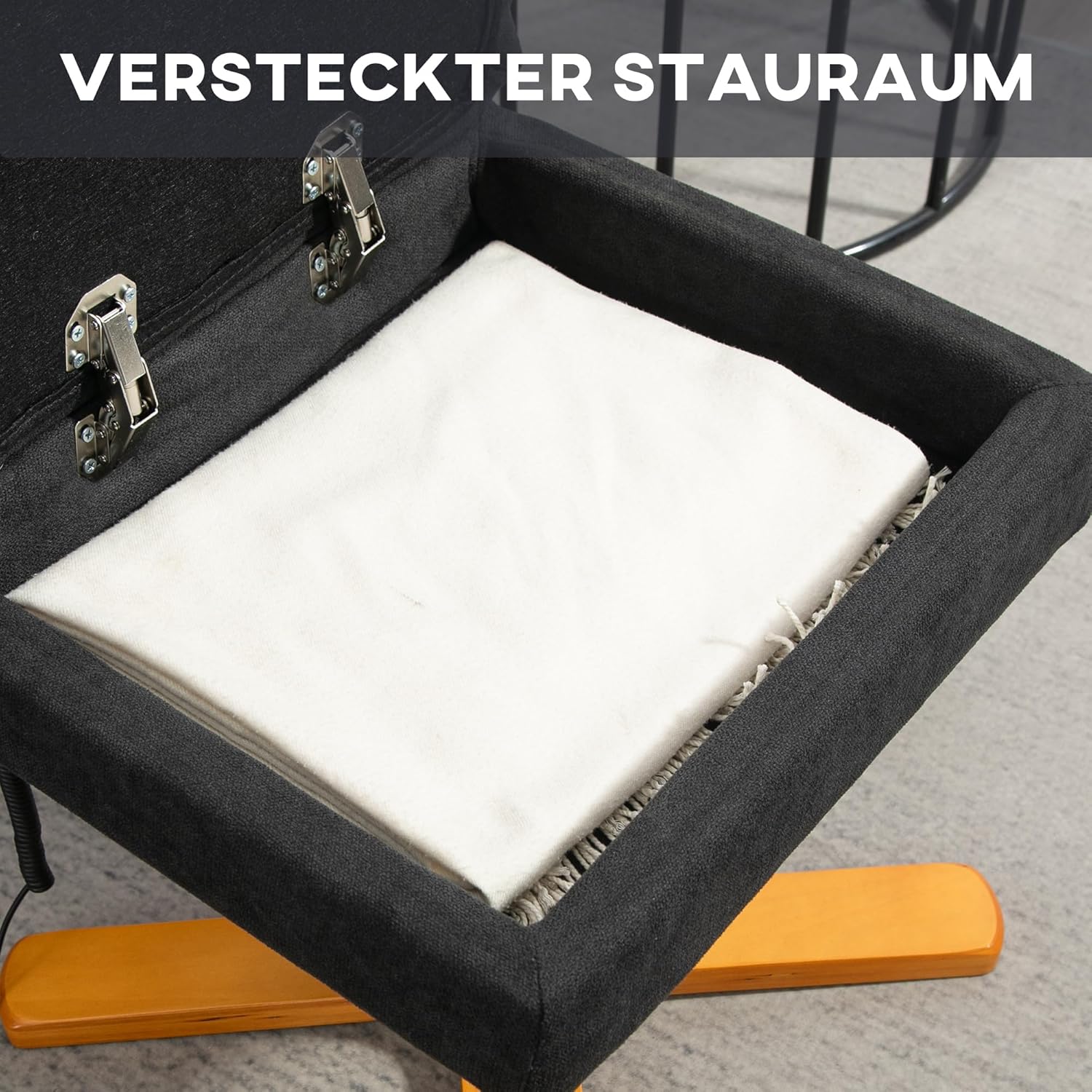 Footrest with Hidden Storage