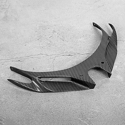 Miniatura 9 de KIMISS Aletas aerodinámicas delanteras, estilo fibra de carbono, cubierta aerodinámica de ala para Kawasaki Ninja 250400 2018-2020