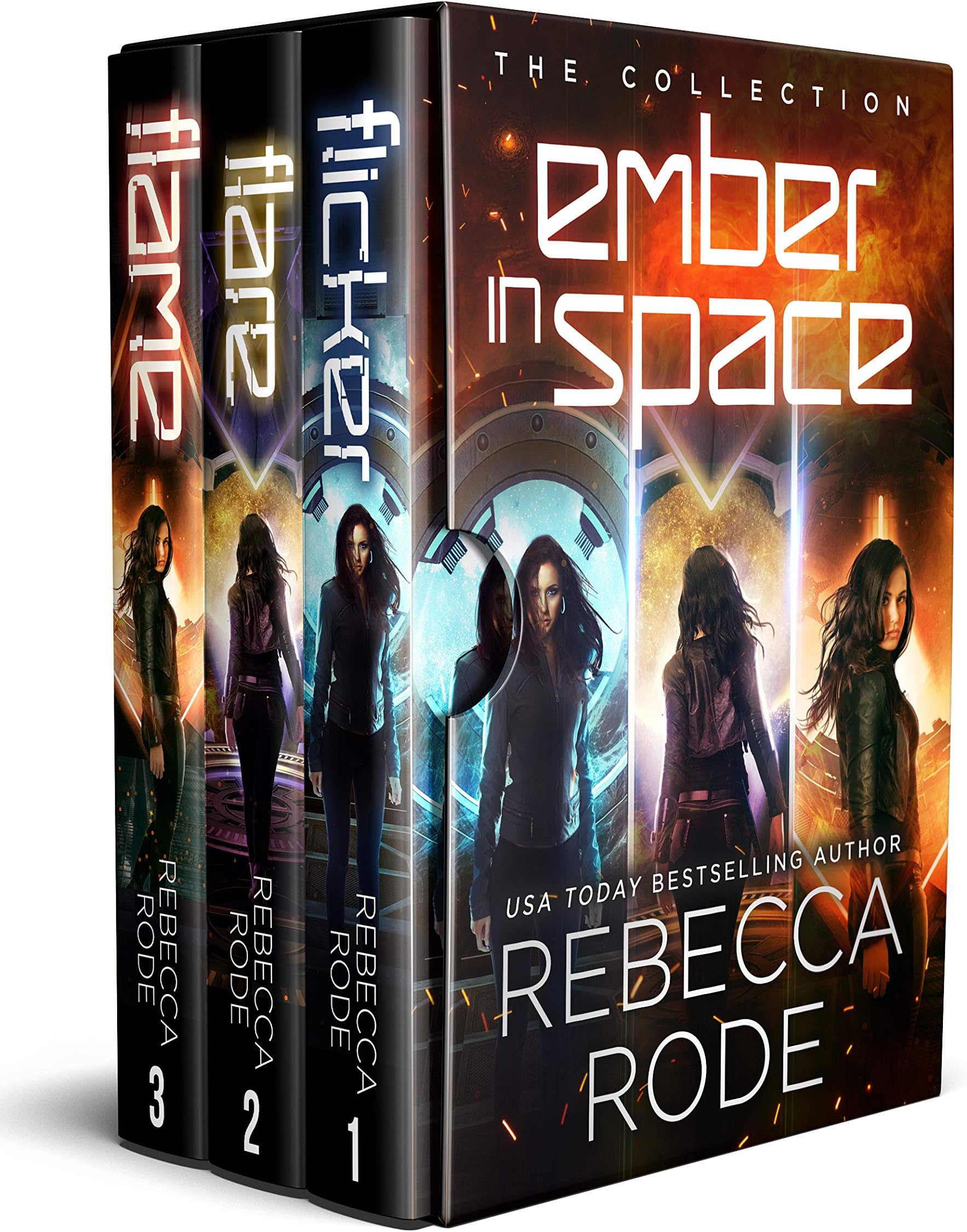 The Ember in Space Collection 1-3: A Science Fiction Romance Thriller Series