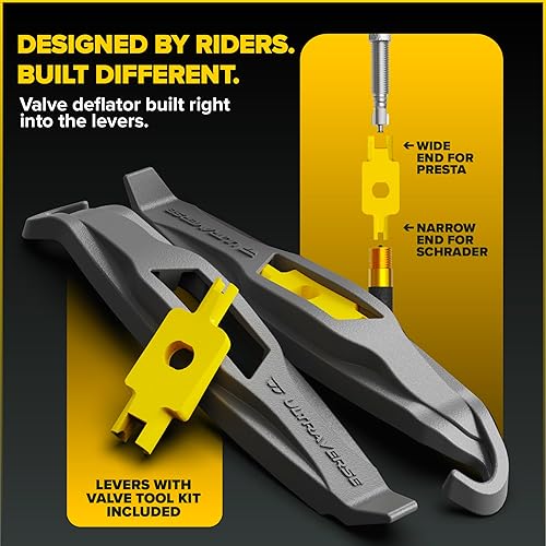 Miniatura 6 de Ultraverse Cámara de aire para bicicleta de 700x23-25c, 700x28-32c, 700x35-43c, tamaños de rueda de bicicleta de 28 pulgadas con válvula presta