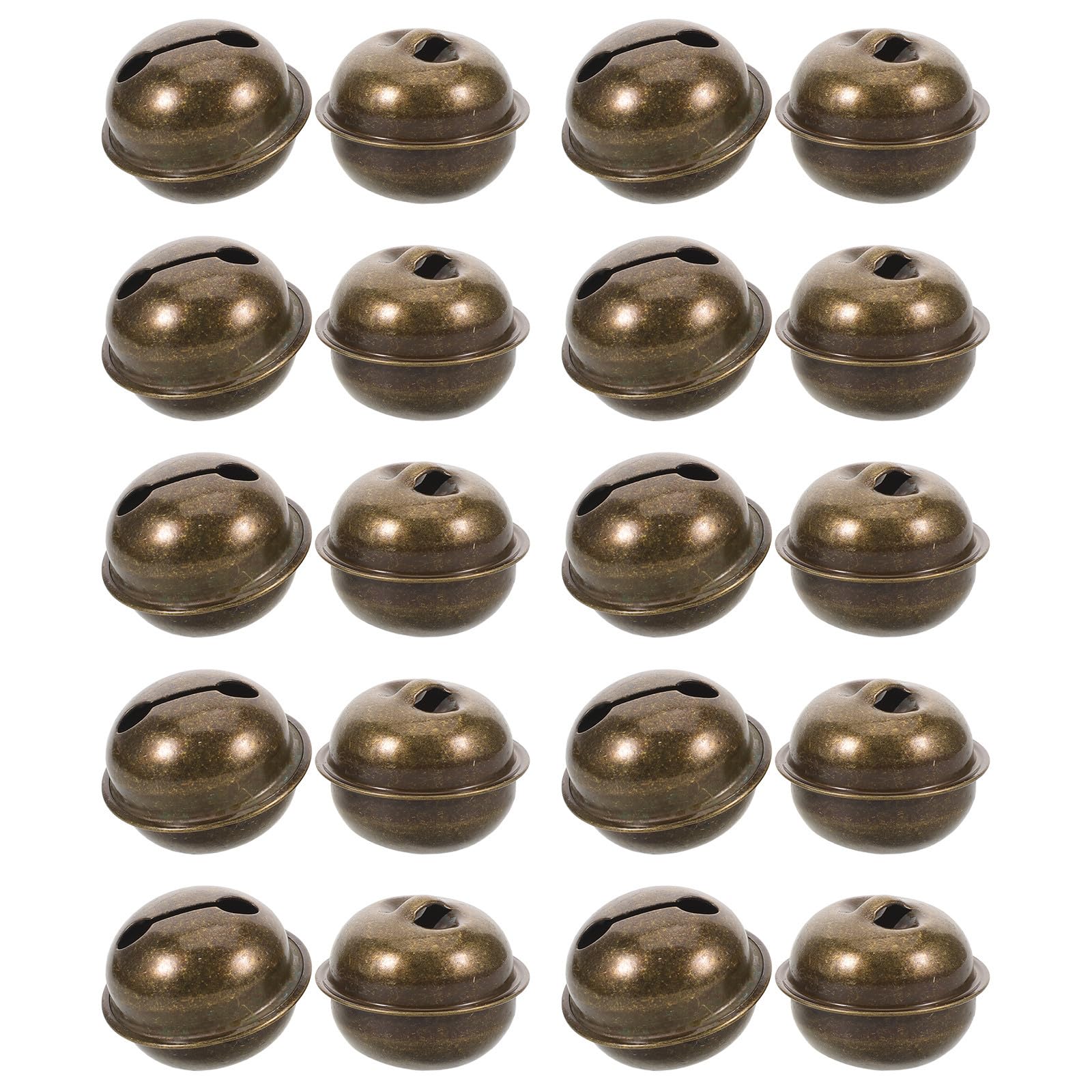 Toyvian 150 Piezas Campana Decorativa Pequeña de Hierro Dorado, Estilo