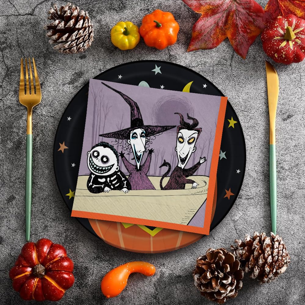 Nightmare Before Christmas - Pumpkin King Serwetki do napojów 12,7 cm x 12,7 cm (6/90)