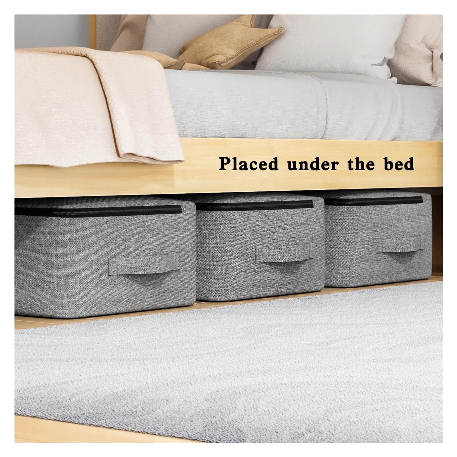 Unterbett-Aufbewahrungstasche, faltbarer Kleider-Organizer