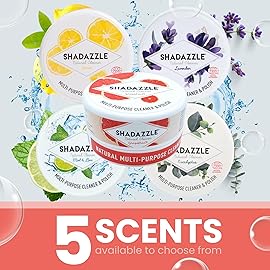 Shadazzle Natural All Purpose Cleaner and Polish - Eco friendly Multi-purpose Cleaning Product (2 Pack, Grapefruit)