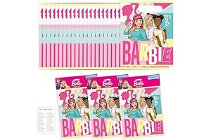 Unique Barbie Party Favor Bags Set - 24 Barbie Party Bags, Checklist...