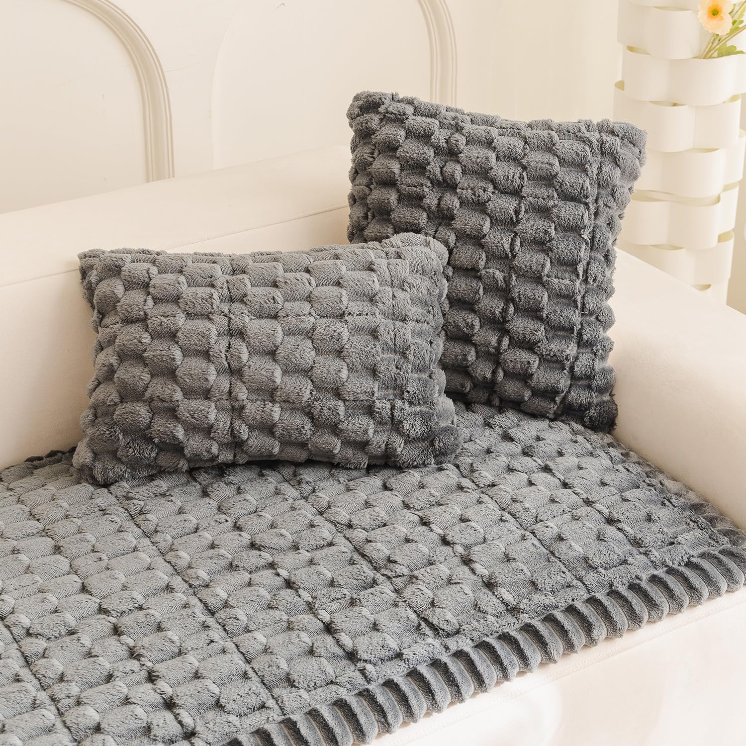 Plush Pet Sofa Covers for Dogs Washable Couch Protector for Cushion, Dog Friendly Furniture Covers Protector - Image 6