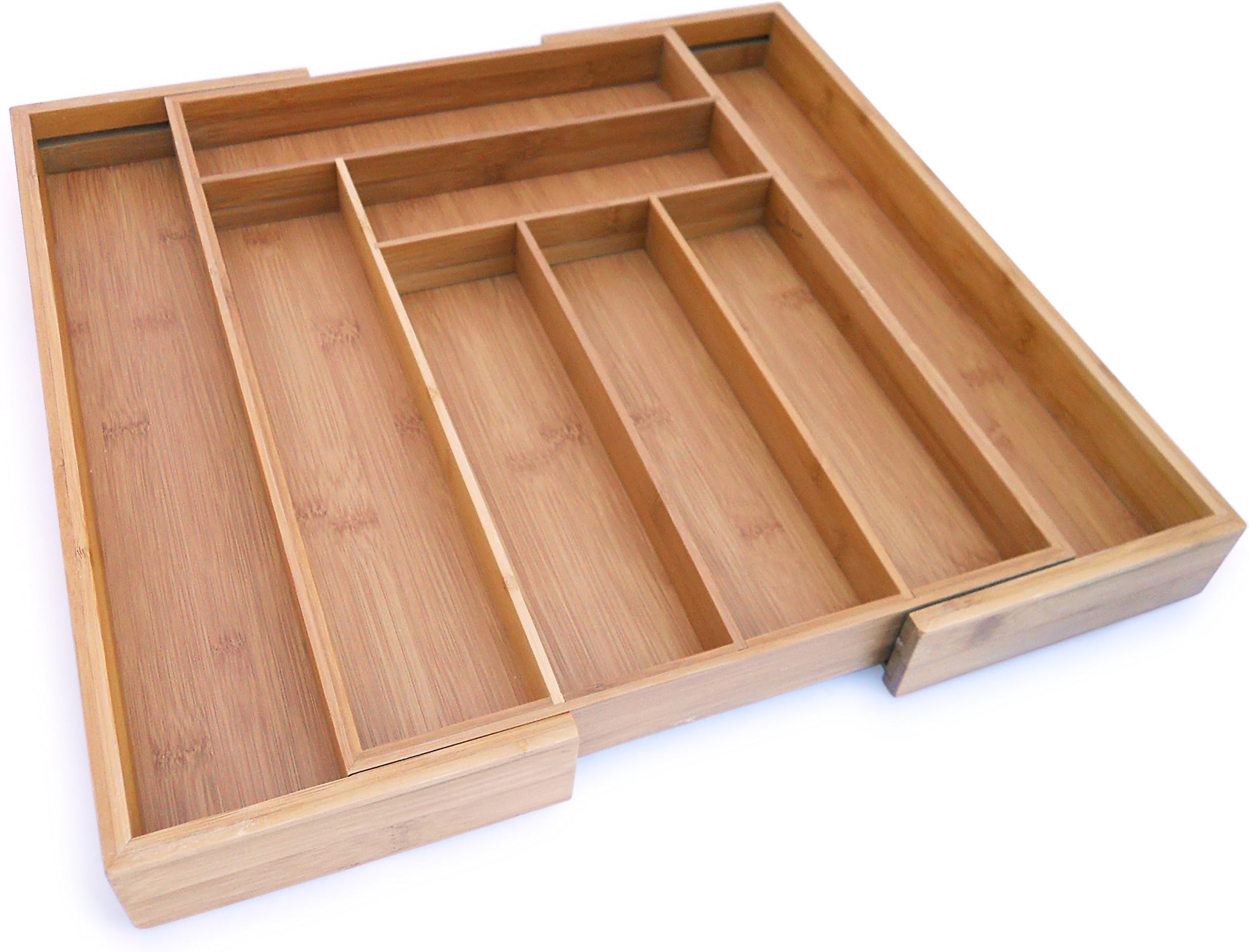 Culina Bamboo Utensils Drawer. Expandable, 18"x 12.75 X 2"