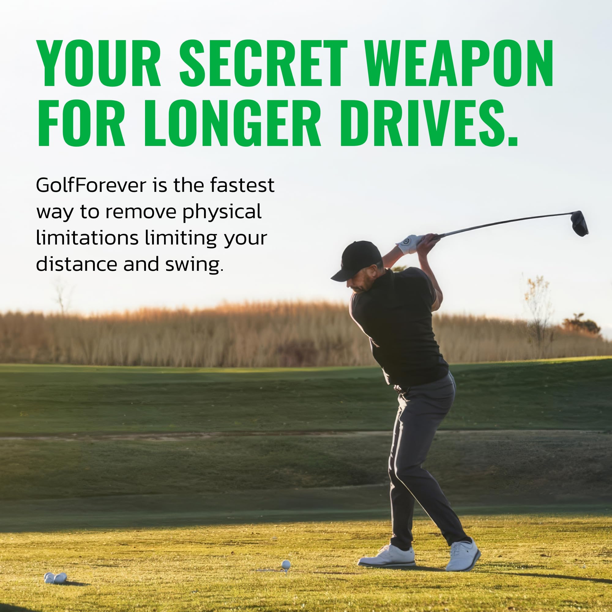 GolfForever Widerstandsbänder für das Training | Ultimatives Widerstandsschlauch-Set von Golfer Scottie Scheffler | Premium-Widerstandsbänder mit Griffen und Clips | Stretchbänder für Golfübungen