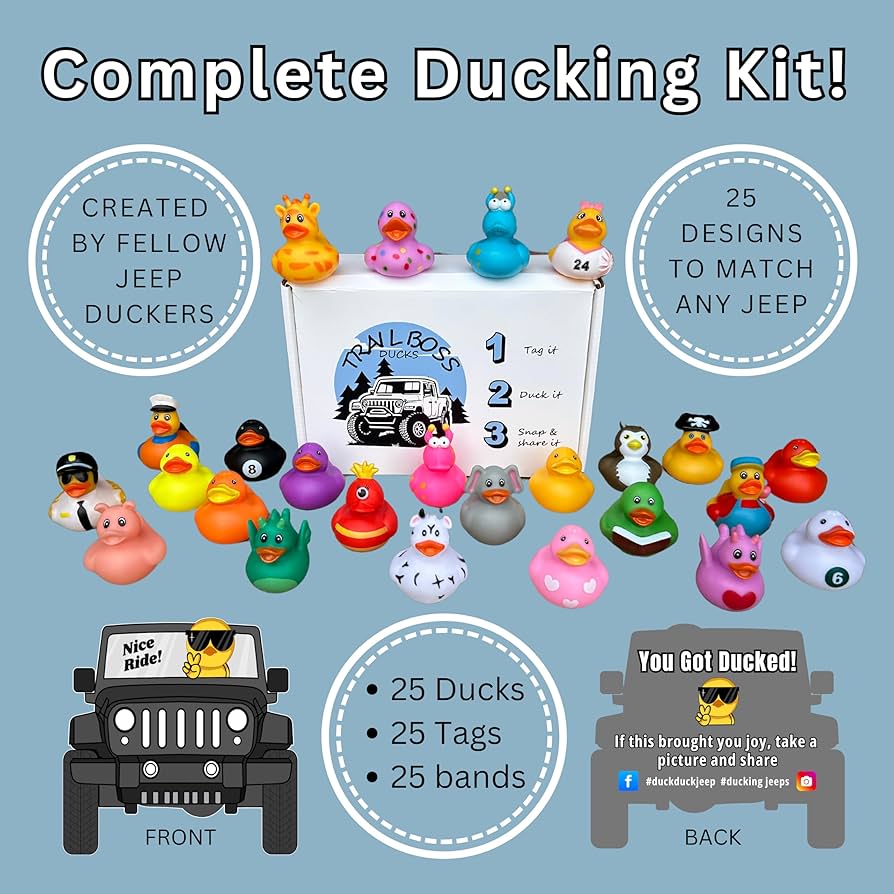 Jeep アヒル 5個セット jeep ダック アヒル 5個セット